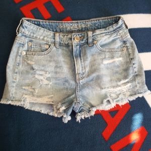 American Eagle tomgirl shortie shorts